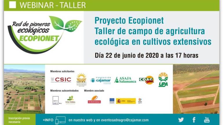 SAVE THE DATE!! WEBINAR GO ECOPIONET 22 de junio, 17 h